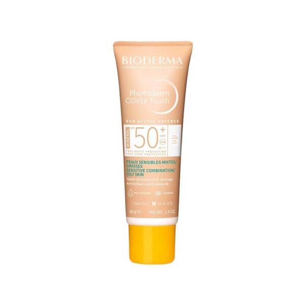 Bioderma Photoderm COVER Touch SPF50+ Very Light: High Protection Tinted Mineral Sunscreen for Sensitive Skin, Facial Sunscreen, 40gr - Glamourous Grace