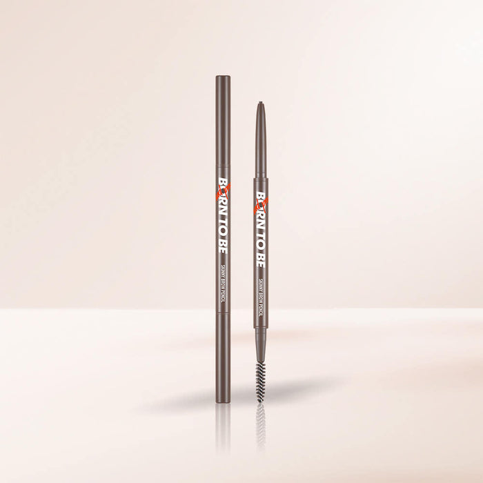 A'pieu Born To Be Madproof Skinny Brow Pencil #01 Dark Brown - Glamourous Grace