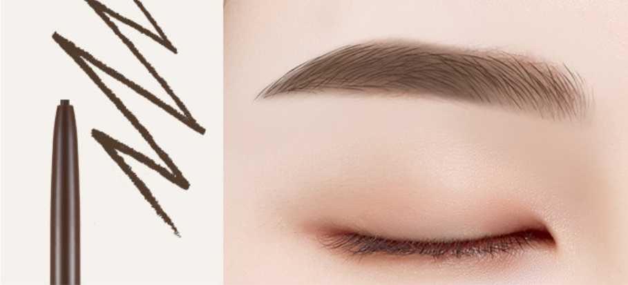 A'pieu Born To Be Madproof Skinny Brow Pencil #01 Dark Brown - Glamourous Grace