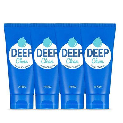 A'pieu Deep Clean Foam Cleanser 130ml X 4ea - Glamourous Grace