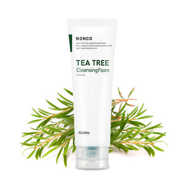 A'pieu Nonco Tea Tree Cleansing Foam 130ml - Glamourous Grace