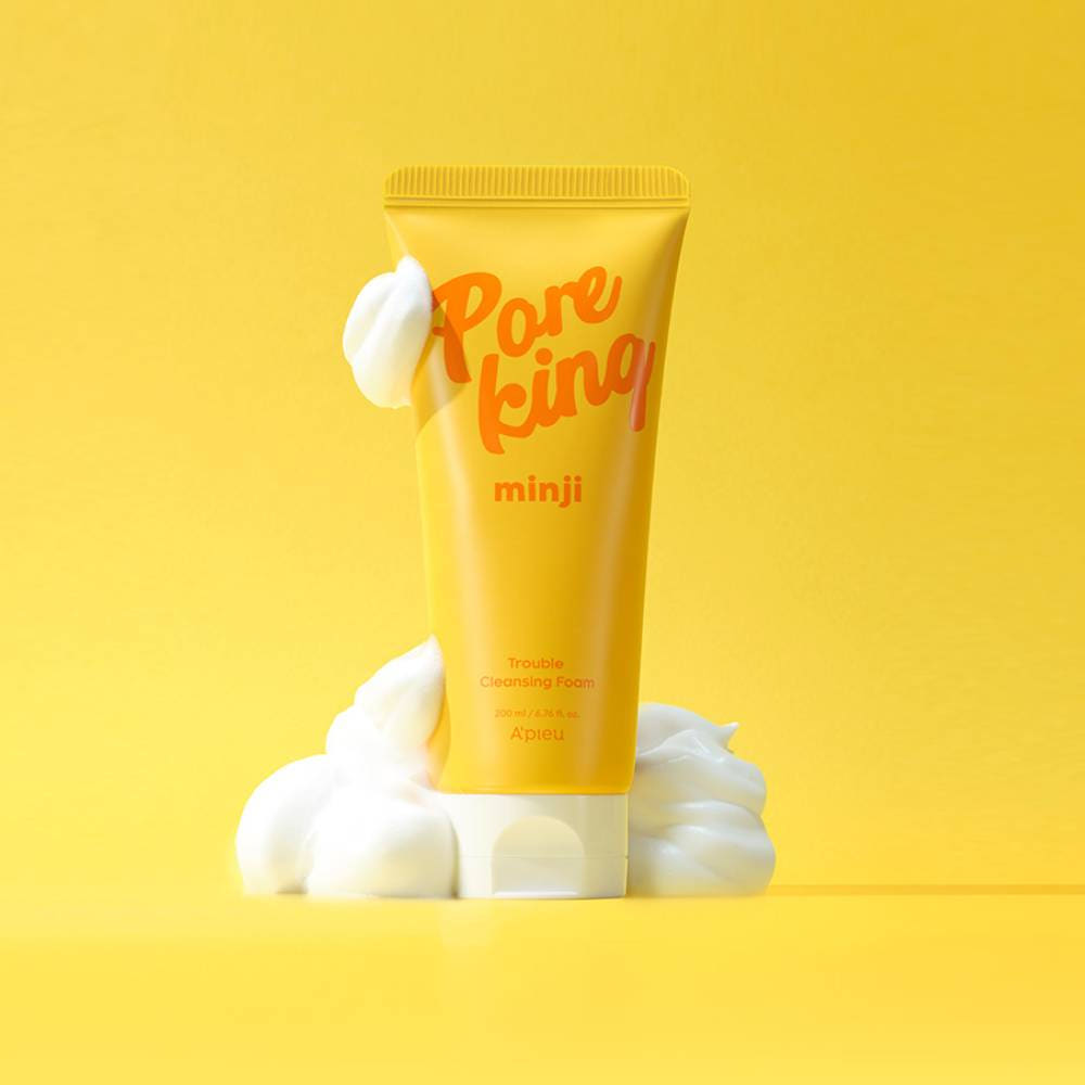 A'pieu Pore King Minji Trouble Cleansing Foam 200ml - Glamourous Grace