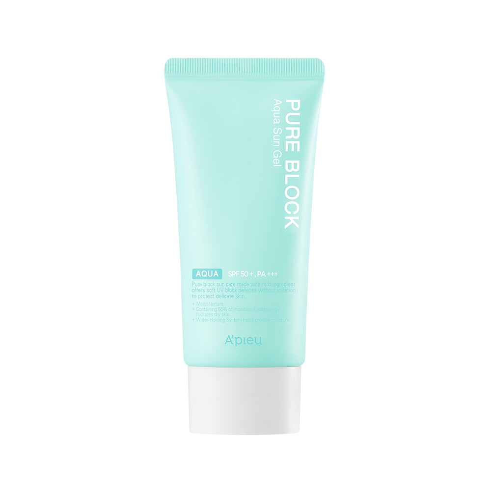 A'pieu Pure Block Aqua Sun Gel SPF50+/PA+++ 50ml - Glamourous Grace