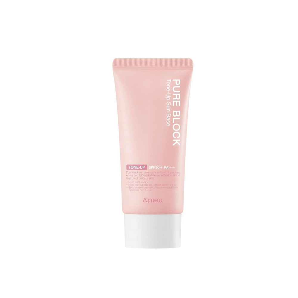 A'pieu Pure Block Tone-Up Sun Base SPF50+/PA+++ 50ml - Glamourous Grace