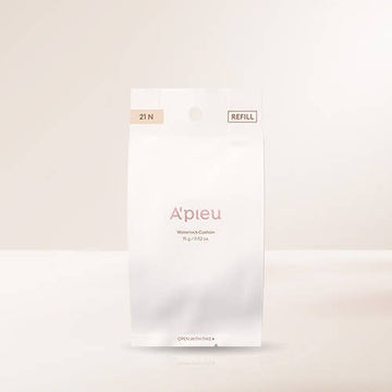 A'pieu Waterlock Cushion SPF50+ PA++++ 15g (Refill) #21 Light Beige - Glamourous Grace