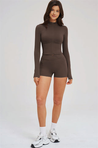 The Sizzle Zip Jacket Shorts 2-Piece Set