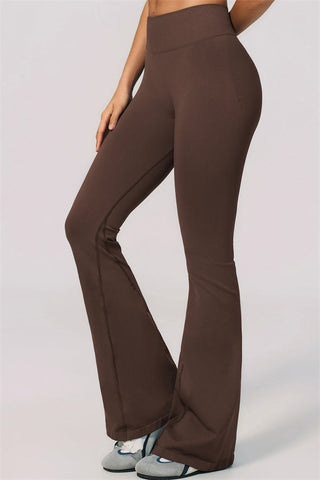 The Velvetine Halter Sports Bra Flared Leggings 2-Piece Set