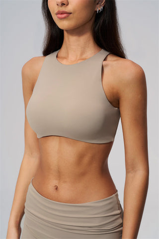 The Twirl Open Back Sports Bra Capri Leggings 2-Piece Set