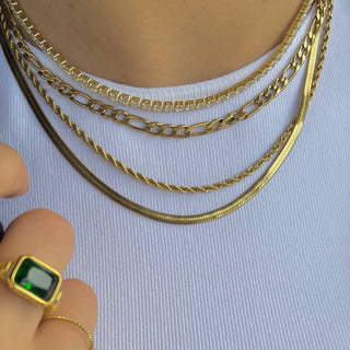 Skinny Golden Rope Necklace