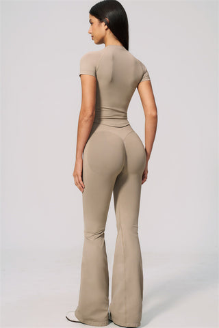 The Velvetine T-shirt Flared Leggings 2-Piece Set