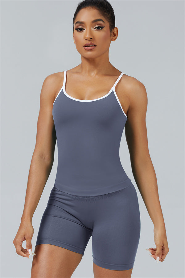 The Elevate New Crop Top Shorts 2-Piece Set - Glamourous Grace
