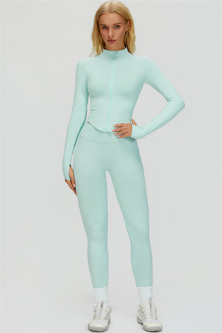 The Empower Jacket Sports Bra Leggings 3-Piece Set