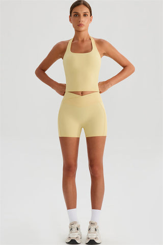 The Glee Halter Tank Top Shorts 2-Piece Set