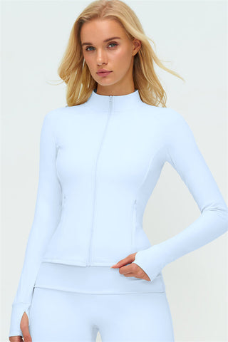 The Twirl Zip Jacket Straight Leg Pants 2-Piece Set