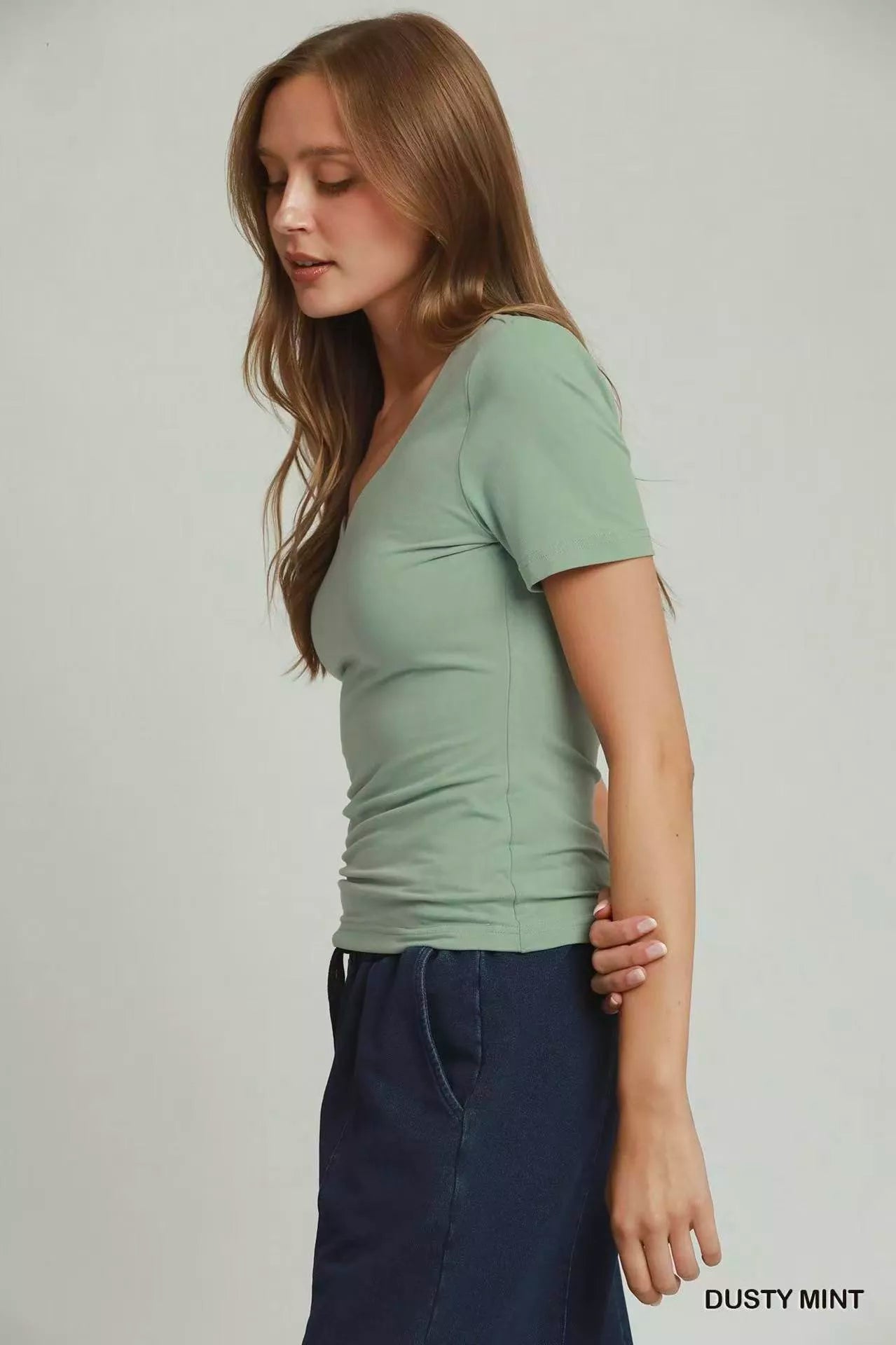 Umgee Sweetheart Neckline Front Double-Lined Top - Glamourous Grace
