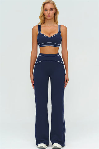The Amara Sports Bra Flared Leggings 2-Piece Set