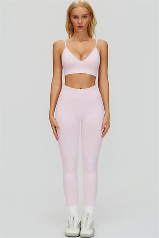 The Empower Jacket Sports Bra Leggings 3-Piece Set