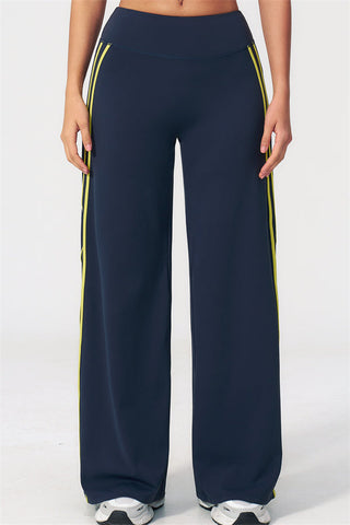 The Evoke Crop Top Straight Leg Pants 2-Piece Set