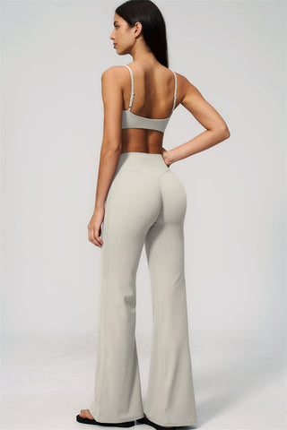 The Zura Sports Bra Flared Leggings 2-Piece Set