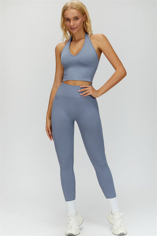 The Delight Halter Top Leggings 2-Piece Set