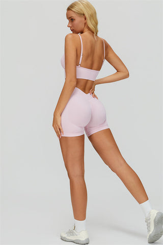 The Empower Jacket Sports Bra Shorts 3-Piece Set