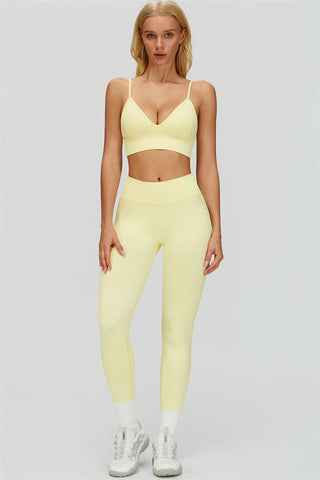 The Empower Jacket Sports Bra Leggings 3-Piece Set