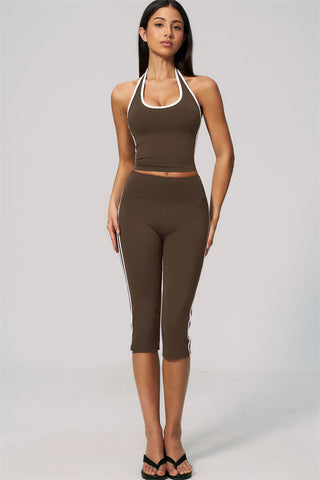 The Onyx Tank Top Capri Leggings 2-Piece Set