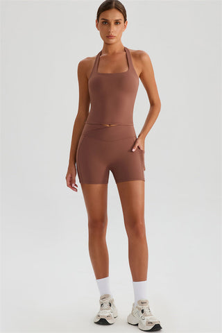 The Glee Halter Tank Top Shorts 2-Piece Set
