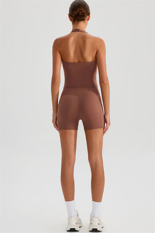 The Glee Halter Tank Top Shorts 2-Piece Set