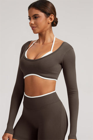 The Elevate Long Sleeve Crop top