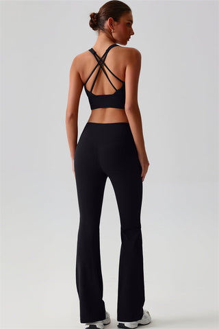 The Brave Sports Bra Flared Leggings 2-Piece Set