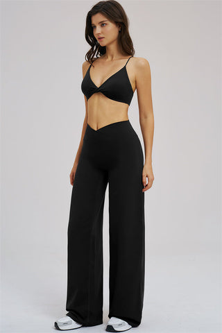 The Mosaic Sports Bra Straight Leg Pants 2-Piece Set