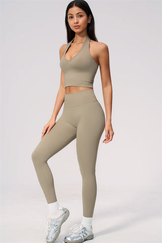 The New Allure Halter Top Leggings 2-Piece Set