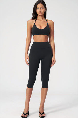 The Twirl Sports Bra Capri Leggings 2-Piece Set