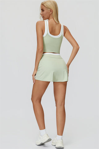 The Canyon Crop Tank Skirt 2-Piece Set
