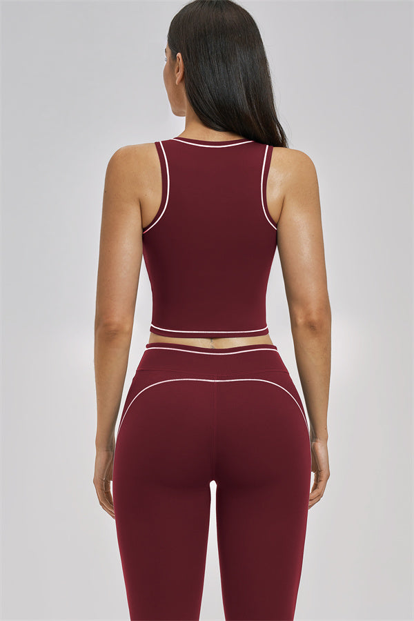 The Unbound Crop Top Leggings 2-Piece Set - Glamourous Grace
