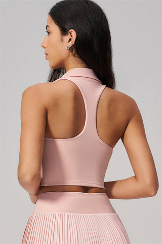 The Ziv Polo Crop Top Tennis Dress 2-Piece Set
