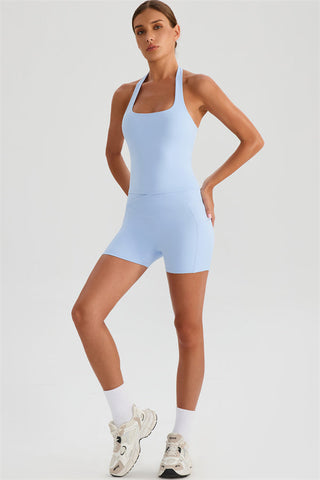 The Glee Halter Tank Top Shorts 2-Piece Set
