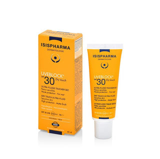 Isispharma Uveblock SPF30 Dry Touch Ultra-Fluid Sunscreen for Oily Skin - Non-Greasy, Moisturizing, SPF 30 Sun Protection - Glamourous Grace