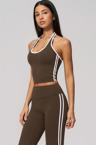 The Onyx Tank Top Flared Leggings 2-Piece Set