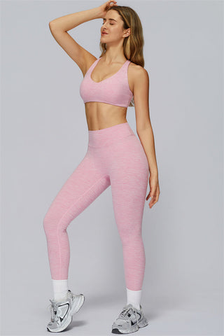 The Radiance Racerback Sports Bra Leggings 2-Piece Set