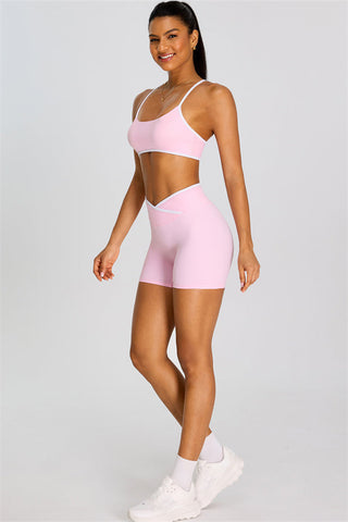 The Dwell Sports Bra Shorts 2-Piece Set