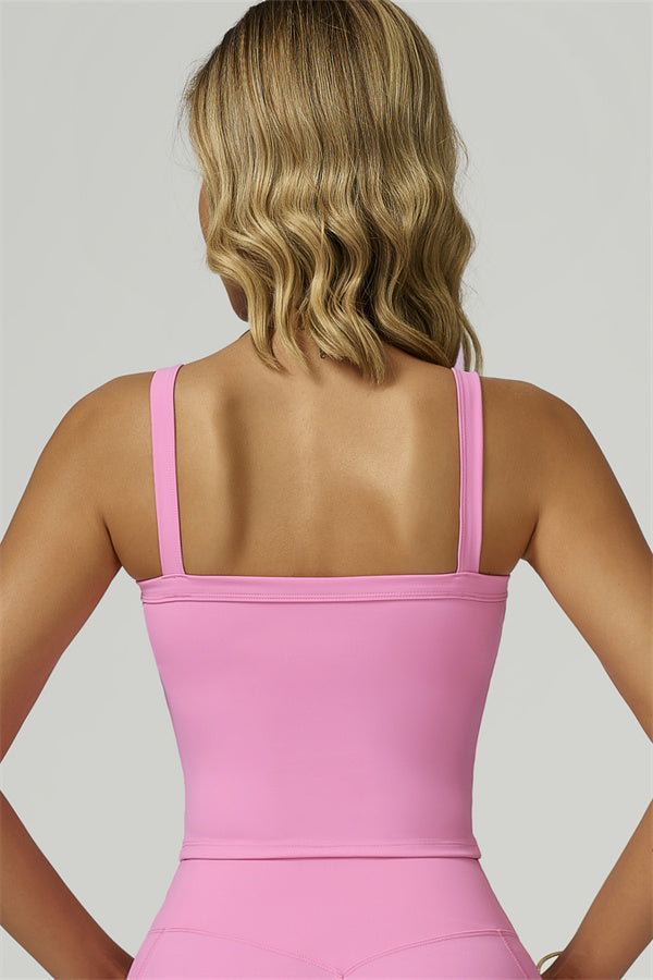 The Flourish Crop Tank Flared Leggings 2-Piece Set