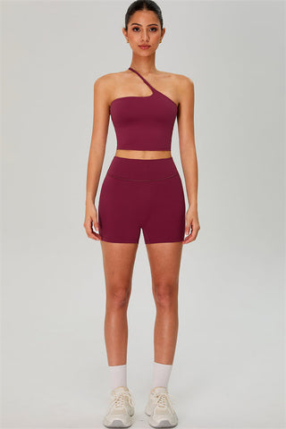 The Jewel One-Shoulder Crop Top