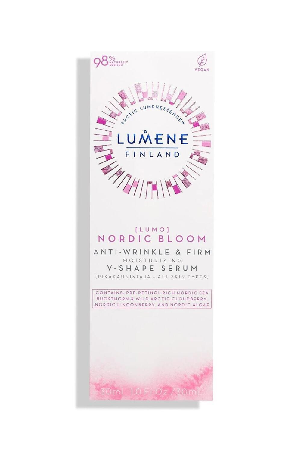 Lumene Firming & Defining Facial Serum - Pro-Retinol & Lingonberry Extract - Vegan & Natural - Improve Skin Elasticity, Anti-Aging, 30ml - Glamourous Grace