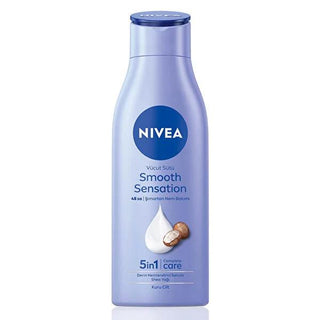 Nivea Moisturizing Body Lotion - Smooth Sensation, 48-Hour Hydration, Shea Butter & Deep Moisture Serum - Glamourous Grace