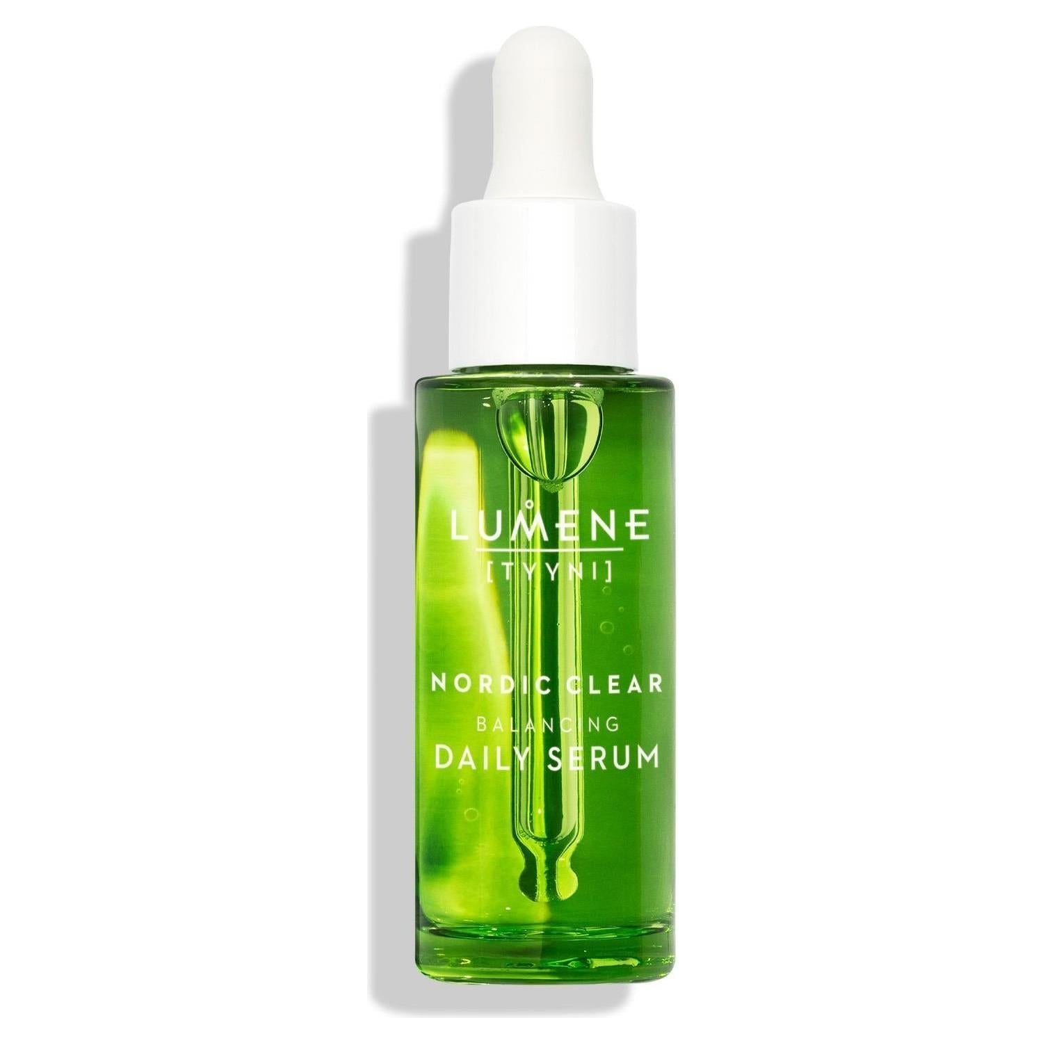 Lumene Sebum Balancing Serum - Vegan, Paraben-Free Oily Skin Care for Reduced Shine & Pores - Glamourous Grace