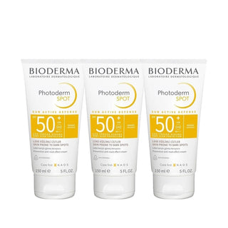 Bioderma Photoderm SPF50+ Anti-Dark Spot Sunscreen Cream: High Protection for Sensitive Skin (3x150ml) - Glamourous Grace