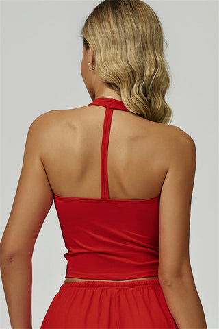 The Sprint Halter Tank Top Sweatpants 2-Piece Set