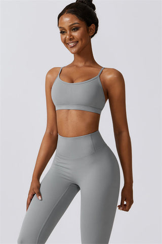 Juno Star Sports Bra Leggings 2-Piece Set - Glamourous Grace